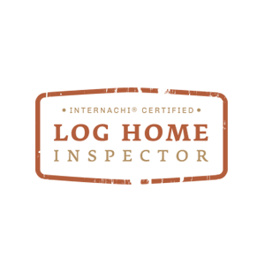 Log home inspector logo